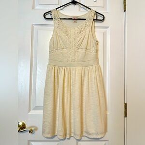 Mossimo cream dress